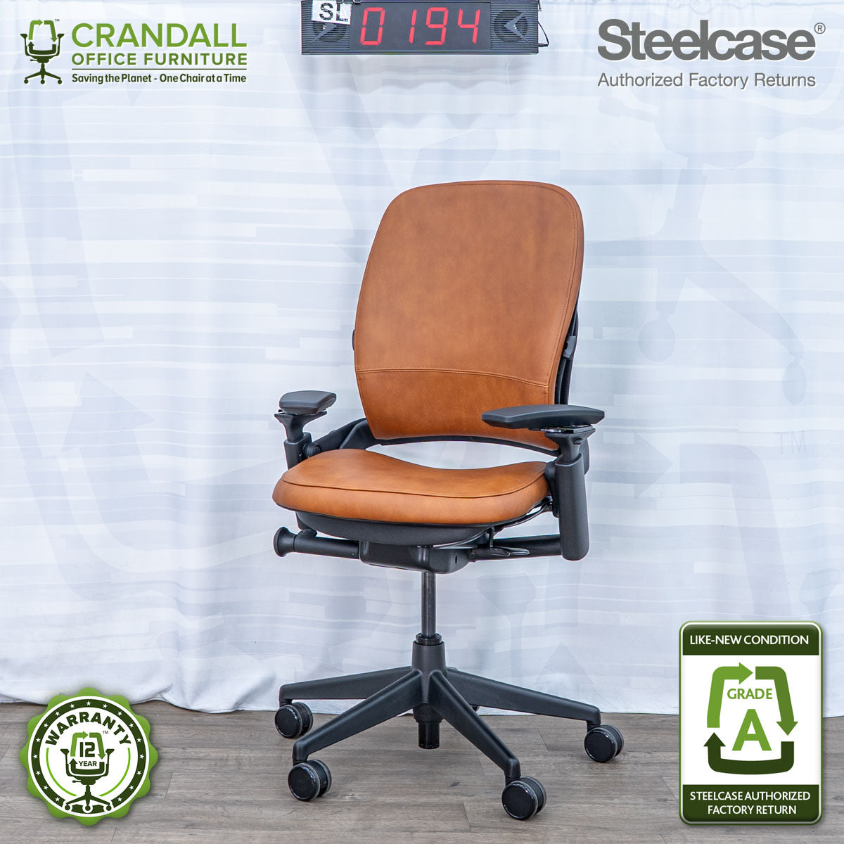 SL-0194 - Steelcase V2 Leap - Grade A