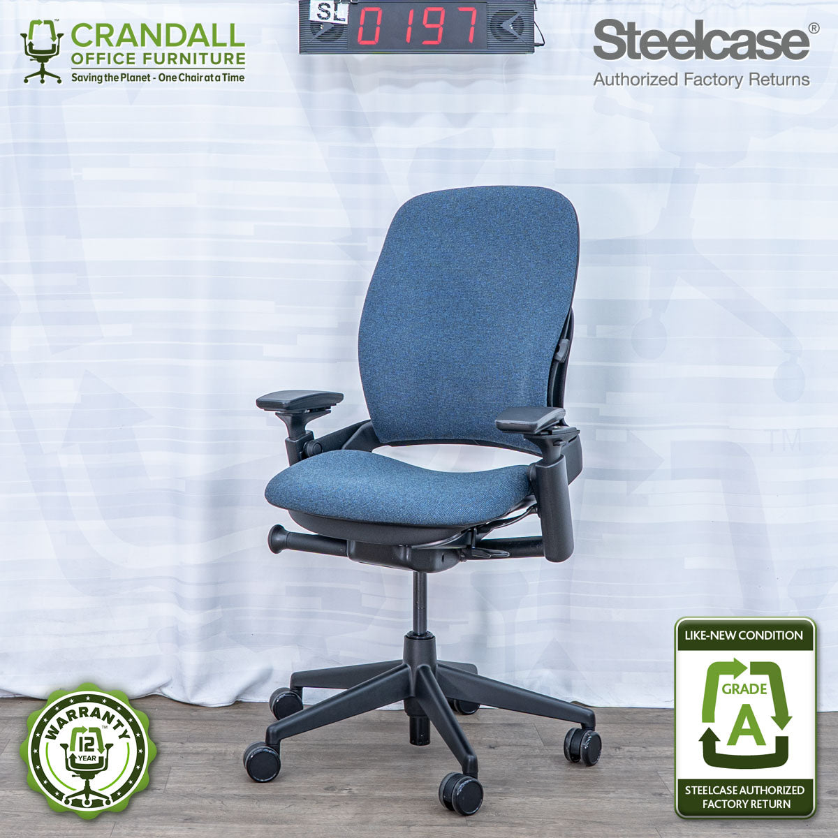 SL-0197 - Steelcase V2 Leap - Grade A