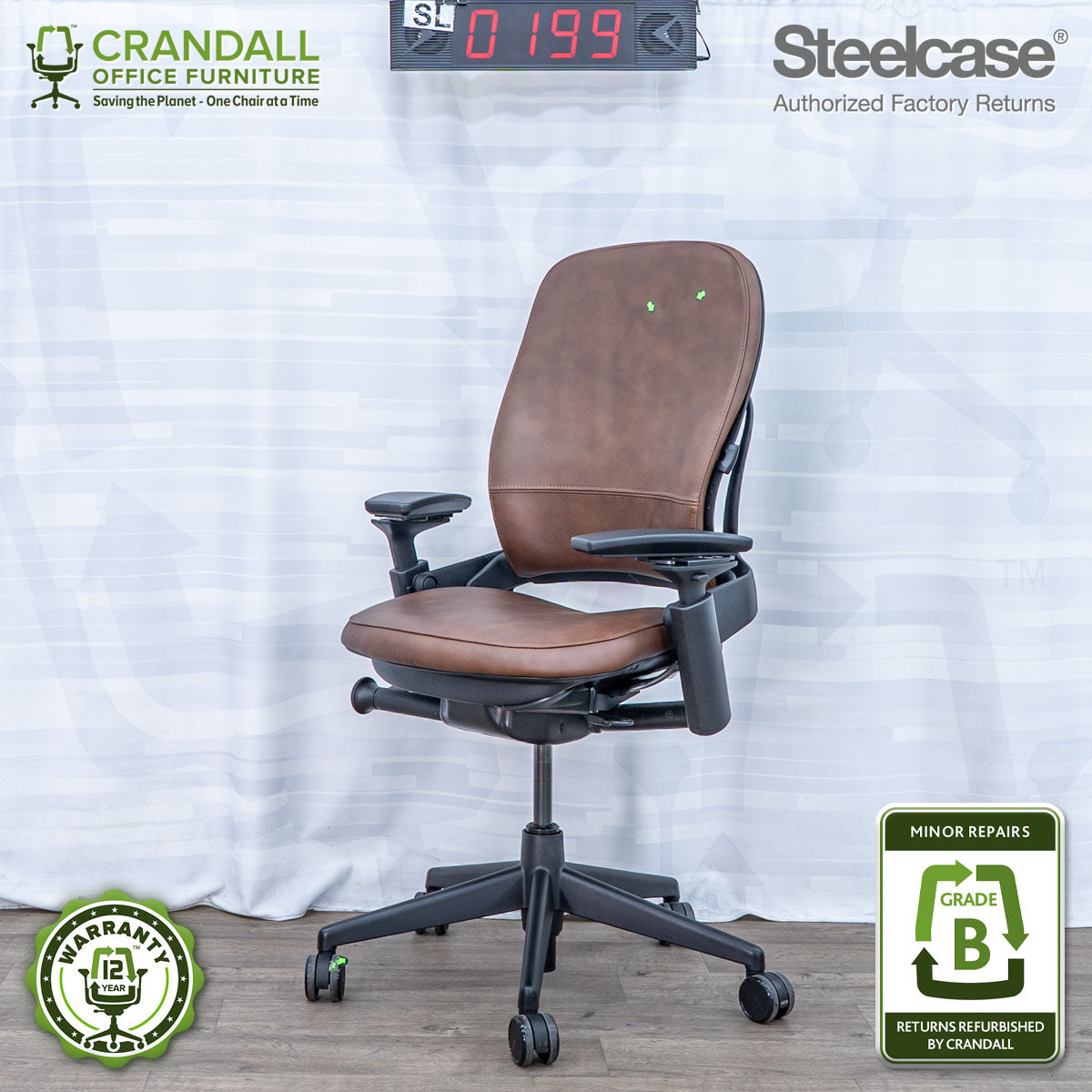 SL-0199 - Steelcase V2 Leap - Grade B