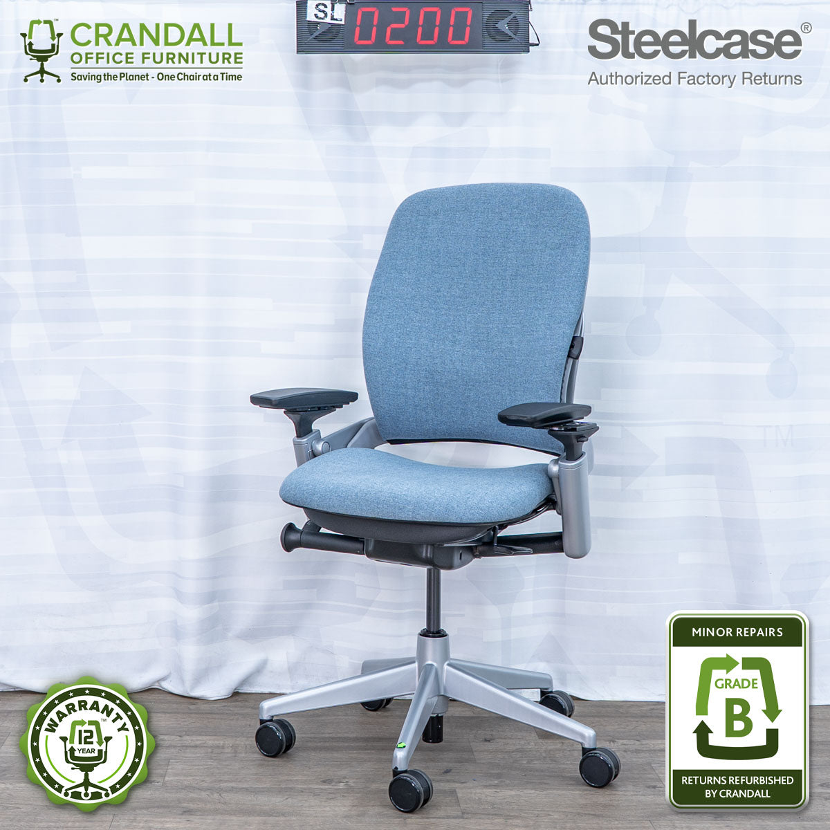 SL-0200 - Steelcase V2 Leap - Grade B