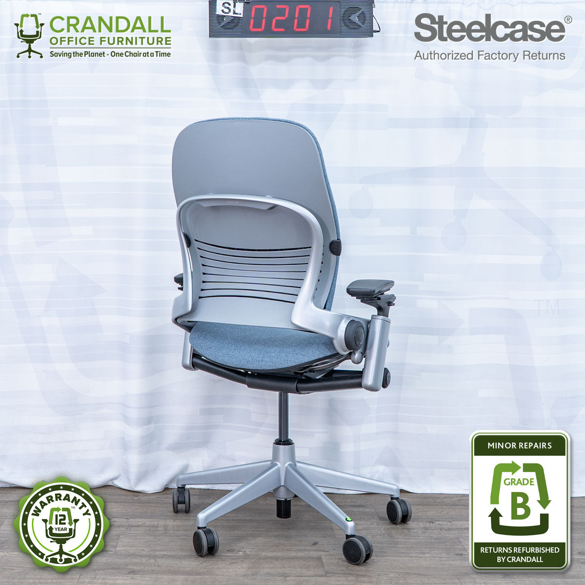 SL-0201 - Steelcase V2 Leap - Grade B