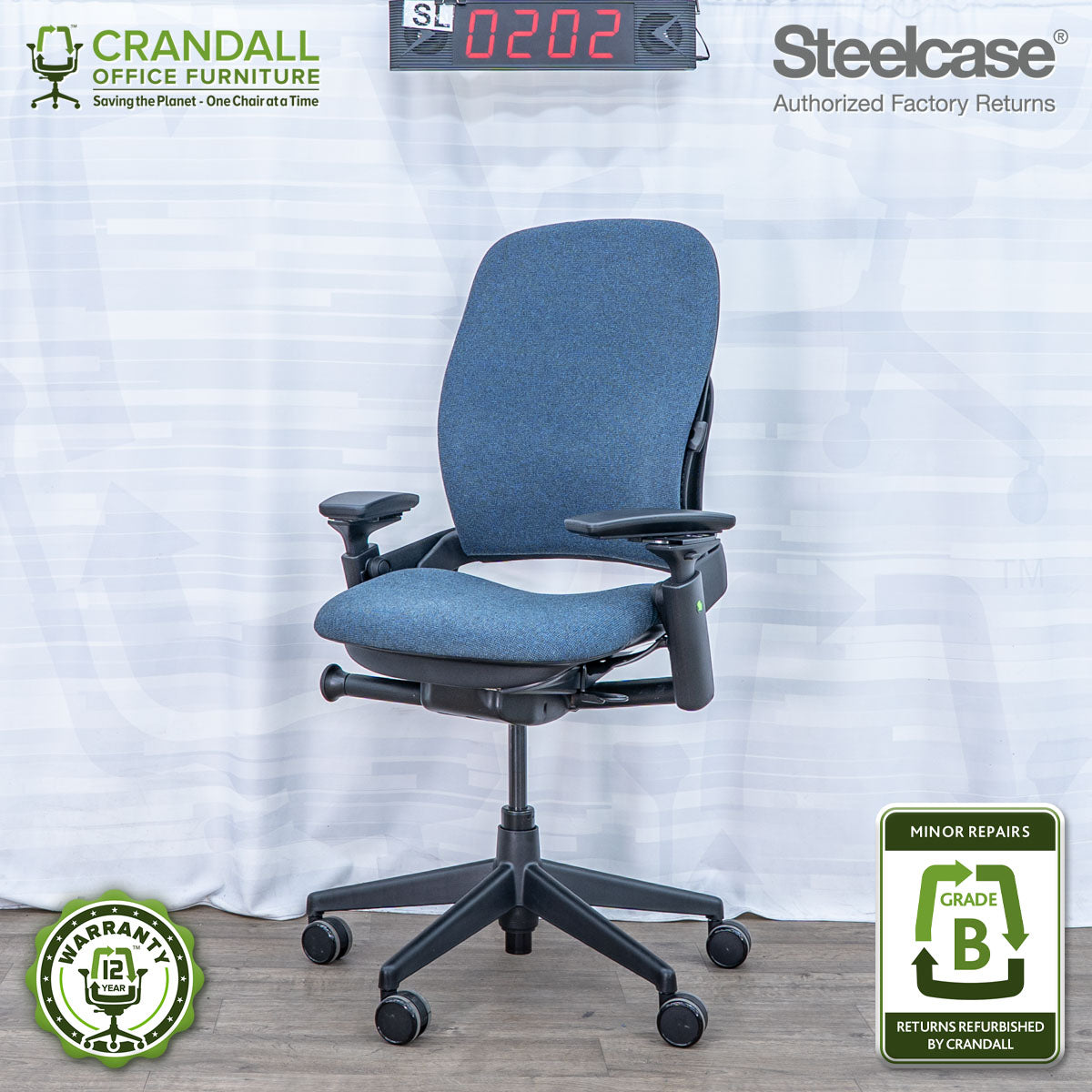 SL-0202 - Steelcase V2 Leap - Grade B