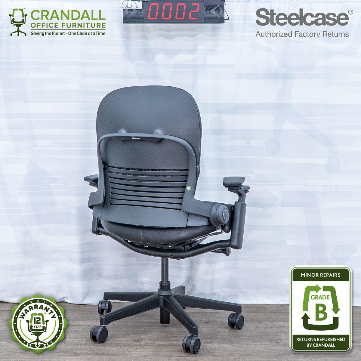 SP-0002 - Steelcase Leap Plus - Grade B