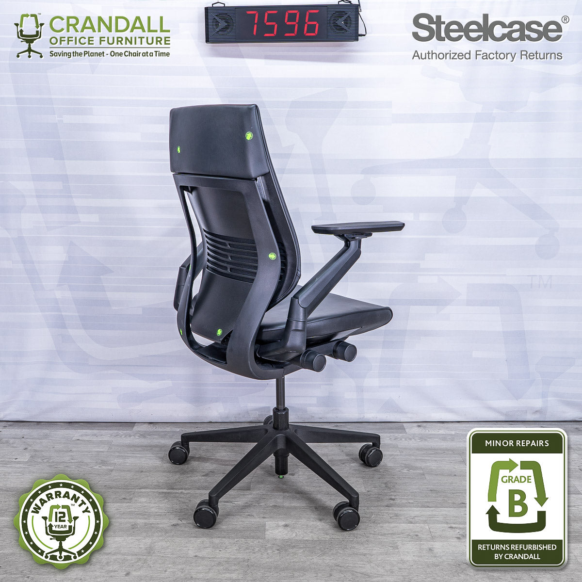 7596 - Steelcase Gesture - Grade B **CLOSEOUT - NO RETURNS**