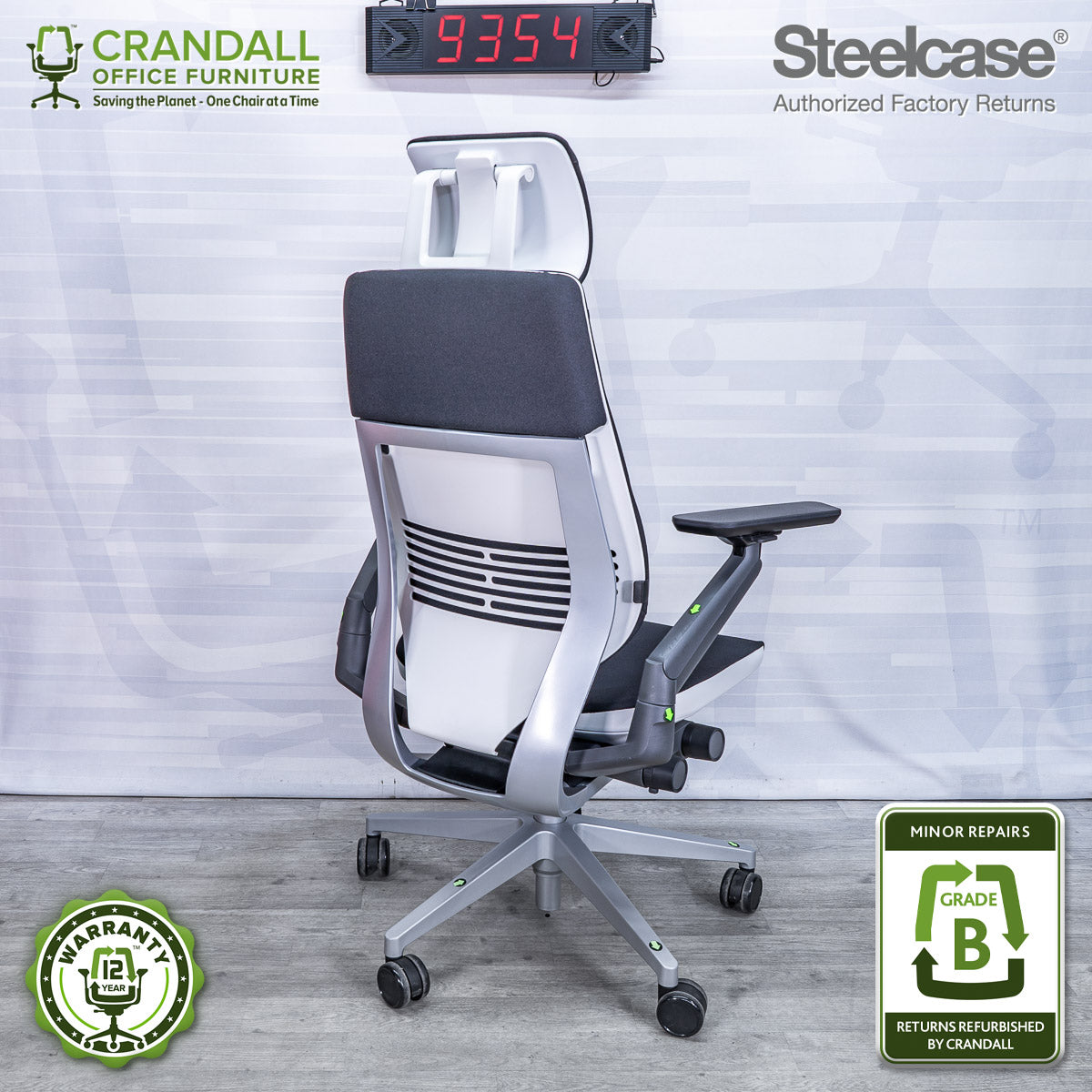 9354 - Steelcase Gesture with Headrest - Grade B