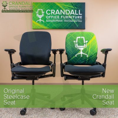 Steelcase Amia Chair Upholstery + New Seat Pad - Crandall Office Furniture