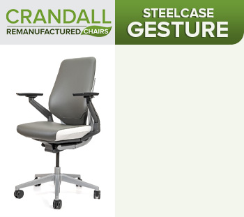 Crandall Office Remanufactured Steelcase Gesture Menu Background