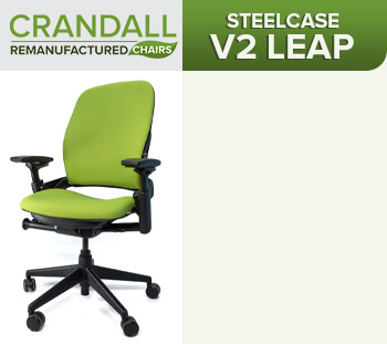 Crandall Office Remanufactured Steelcase V2 Leap Menu Background