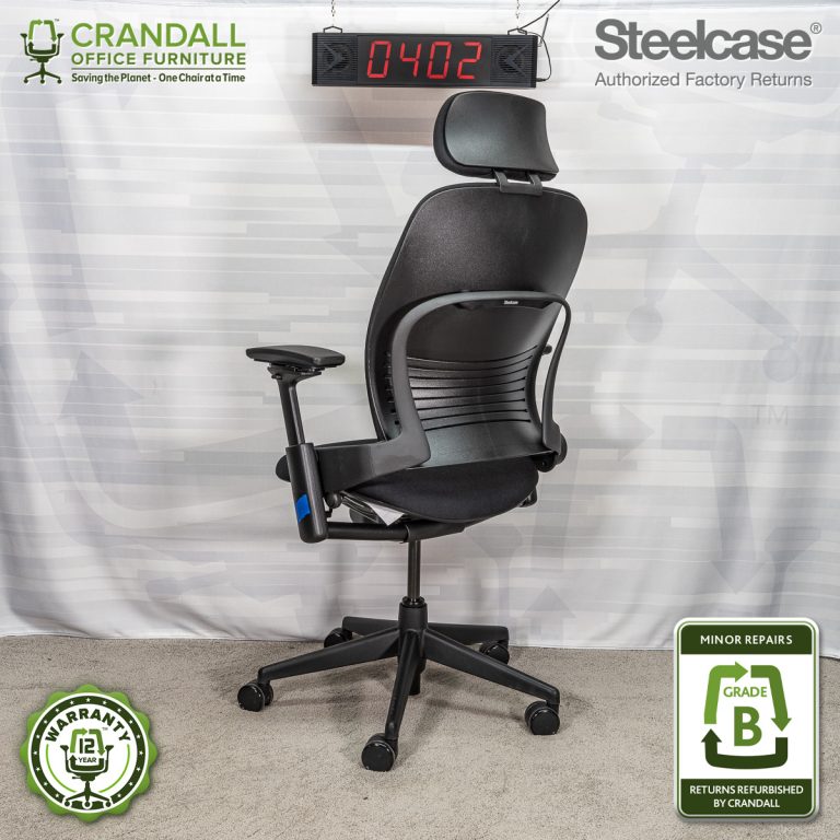 0402 Steelcase V2 Leap with Headrest Grade B Crandall Office