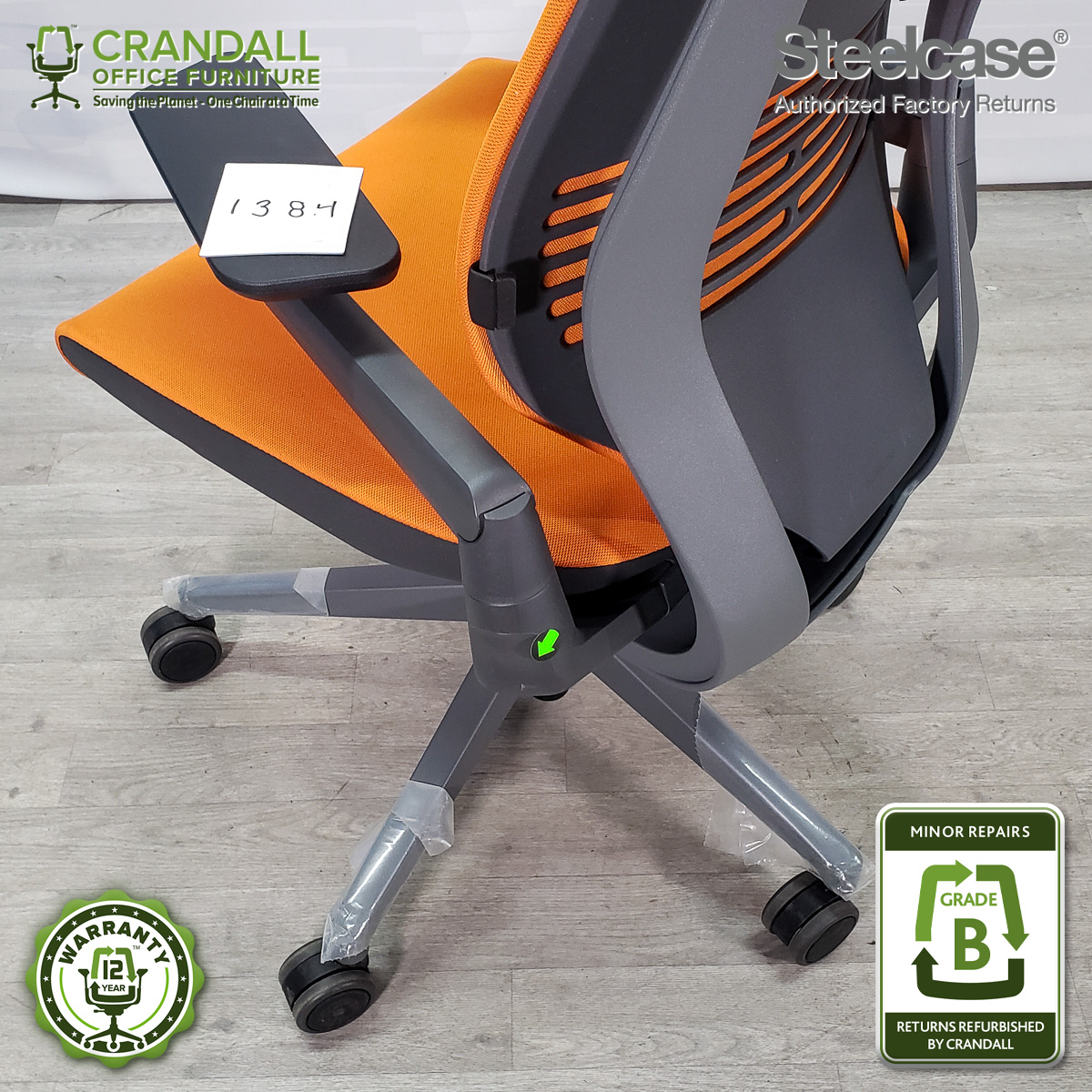 Remanufactured Steelcase 442 Gesture Office Chair - Shell Back - Crandall  Office Furniture