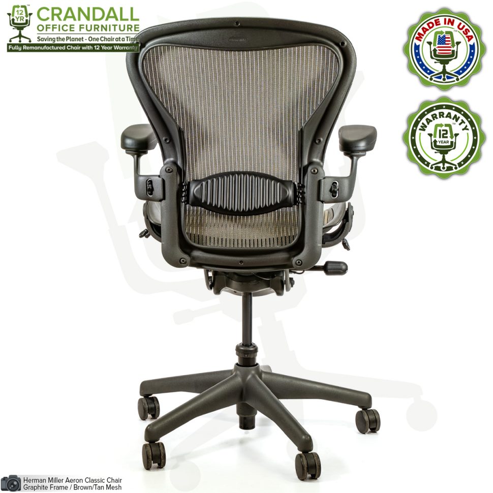 Herman Miller Aeron Ergonomic Chair - Size B, Graphite